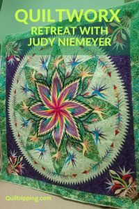 Sharing what it is llike to take a Quiltworx retreat with Judy Niemeyer