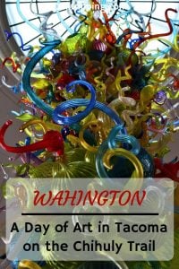 Discover the Chihuly Trail in Tacoma Washington #chihuly #cihihulytrailtacoma #chihulytrail #washington