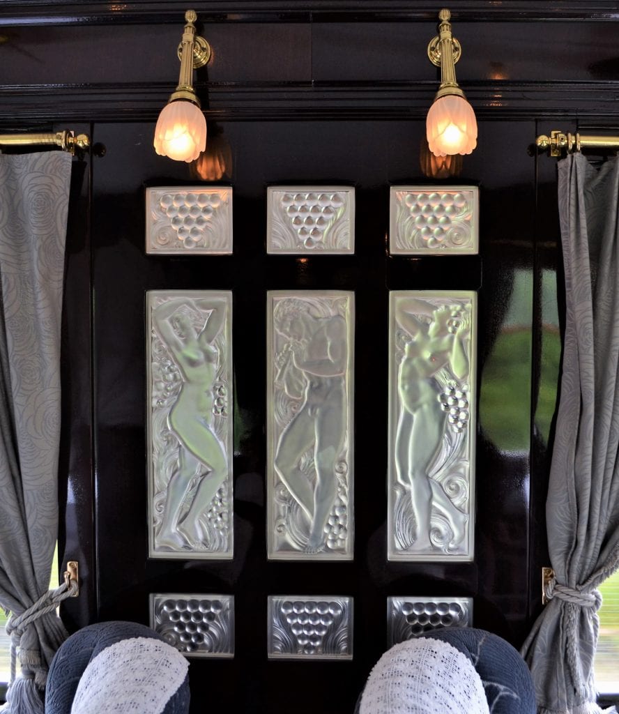 The art deco Lalique glass panels