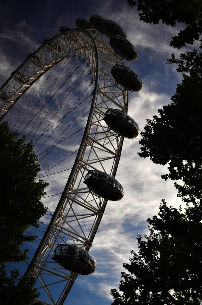 I passed the London Eye on my walk along the Thames - one of the London sights for my next visit