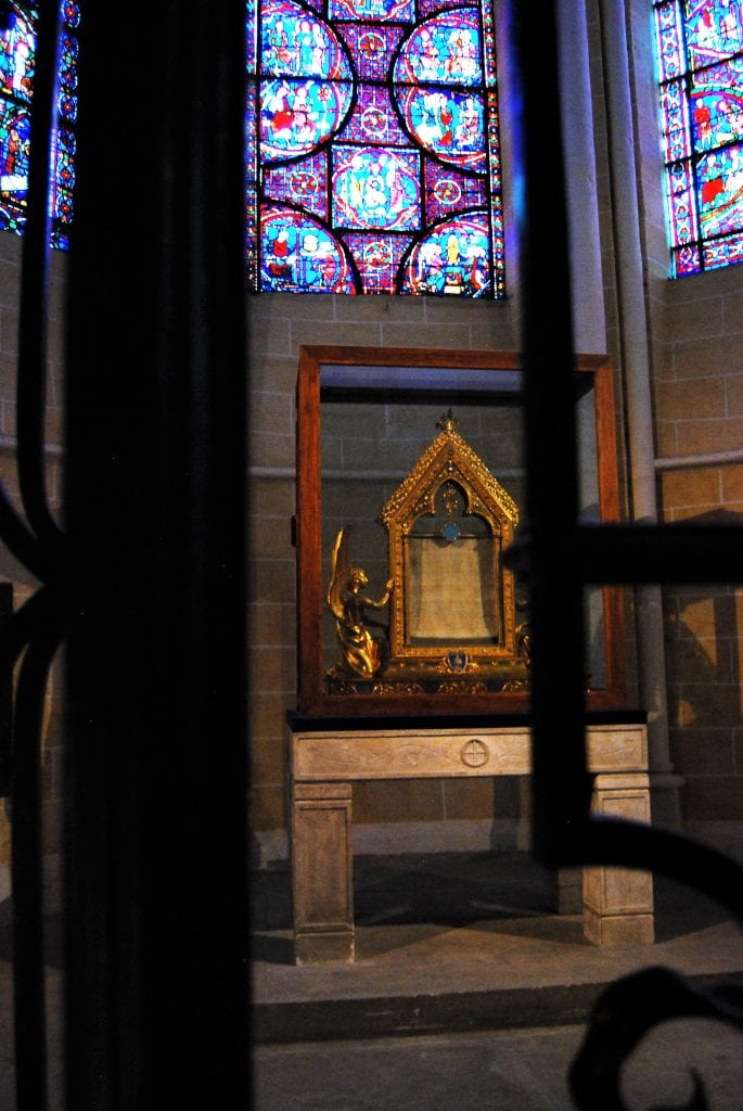 Chapel containing the veil of Mary relic