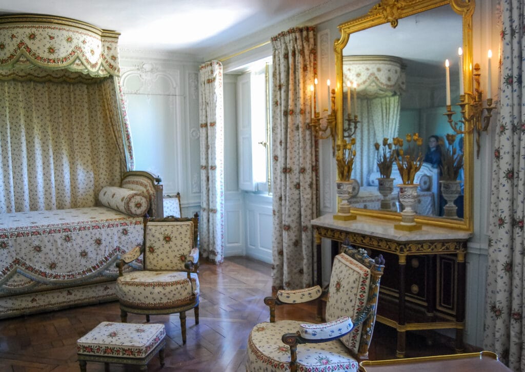 Inside one of the Petite Trianon rooms
