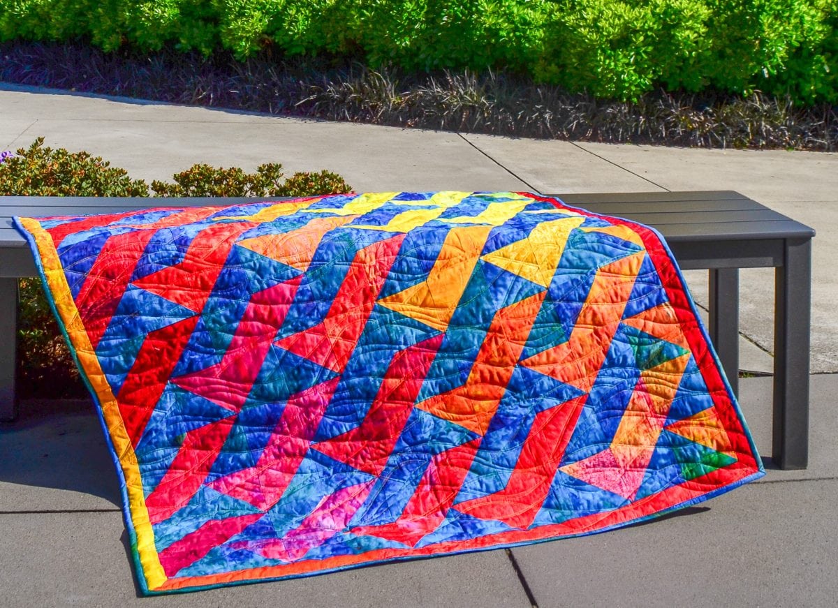 “In Chihuly’s Garden” – Original Quilt Design