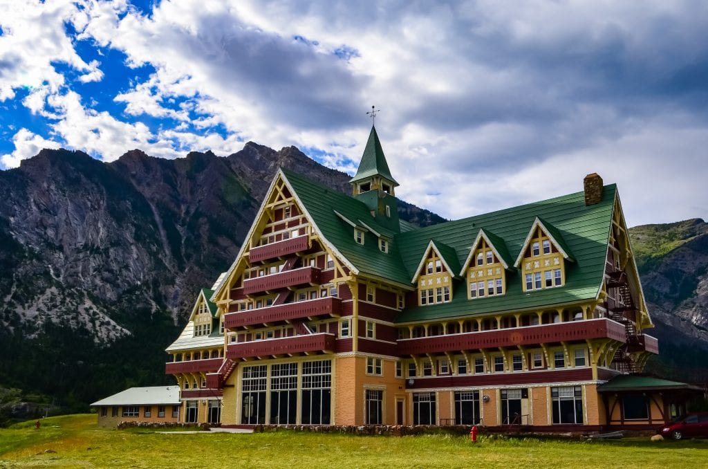 The Prince of Wales hotel was built in 1927 and is now a designated national historic site