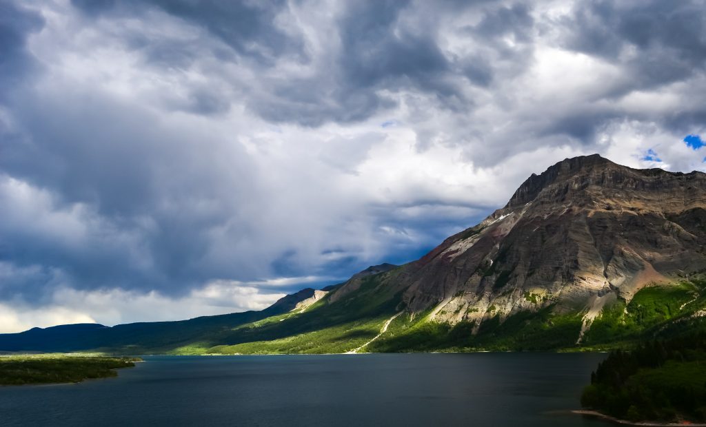 The cruise on Upper Waterton lake takes in the gorgeous scenery shared by both countries