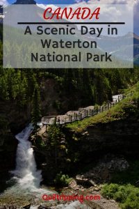 A scenic day at Waterton National Park #canada #waterton #princeofwaleshotel