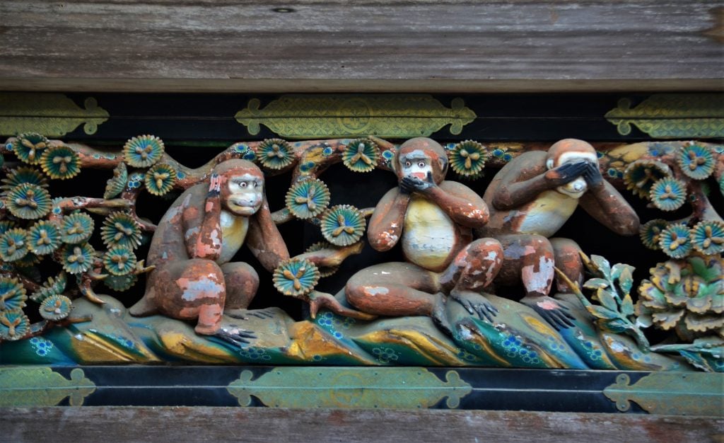 Toshogu three monkeys