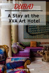 The unique boutique XVA Art hotel offers a quiet experience in the Al Fahidi heritage district #dubai #boutiquehotel #xvaarthotel