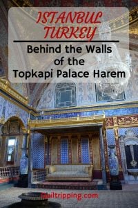 The beautiful Istanbul's Topkapi Palace harem is one of the top sights to visit #istanbul #topkapipalace #harem