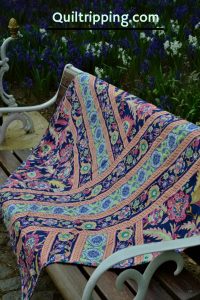  Back of Turkish Delight original quilt design #quilt #turkishquilt