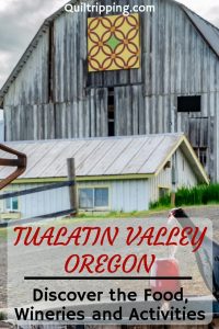 Follow the Tualatin Valley Quilt Barn Trail to discover a variety of fun experiences #tualatinvalley #oregon #quiltbarn