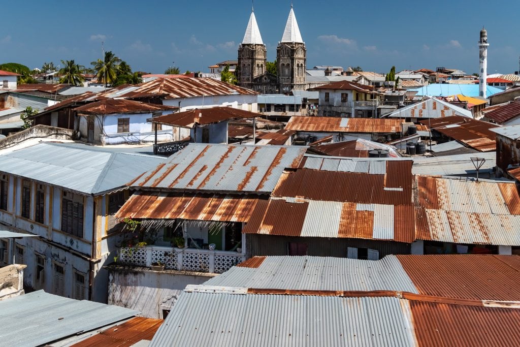 Rooftop view of Stone Town, Zanzibar 