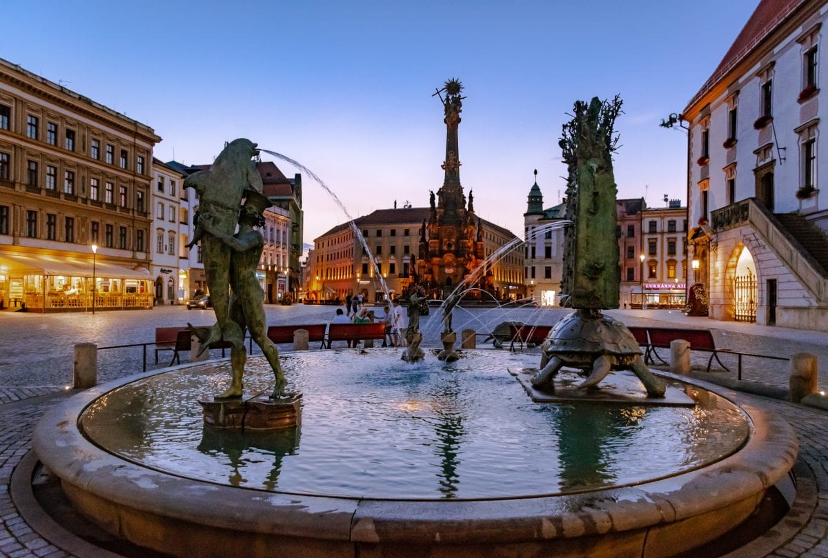 PhotoPOSTcard: The Fountains of Olomouc