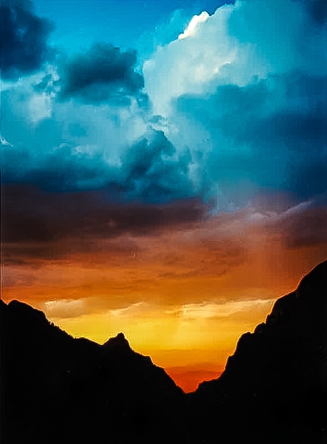 1990 Windows Trail sunset