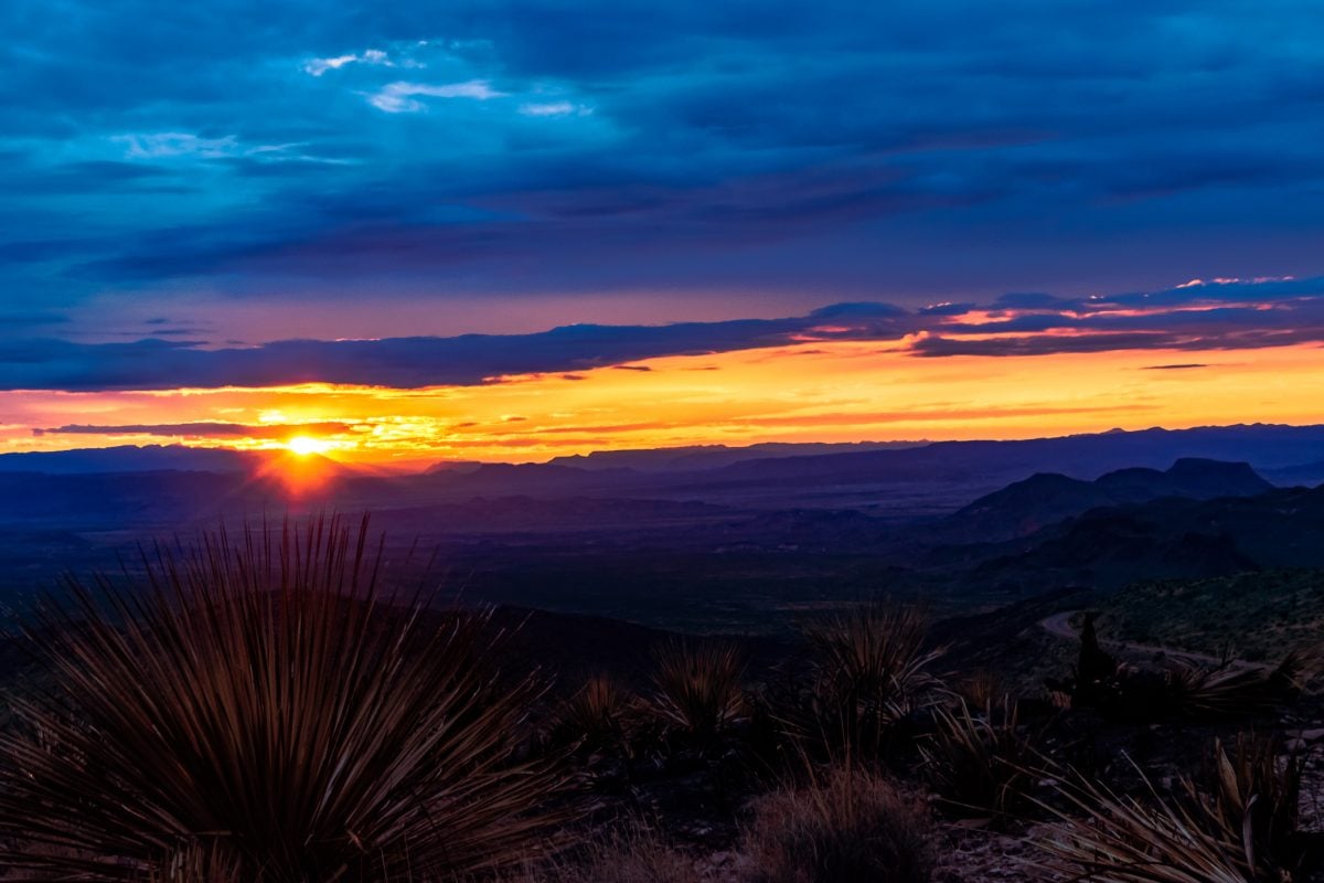 PhotoPOSTcard: Sotol Vista Sunset