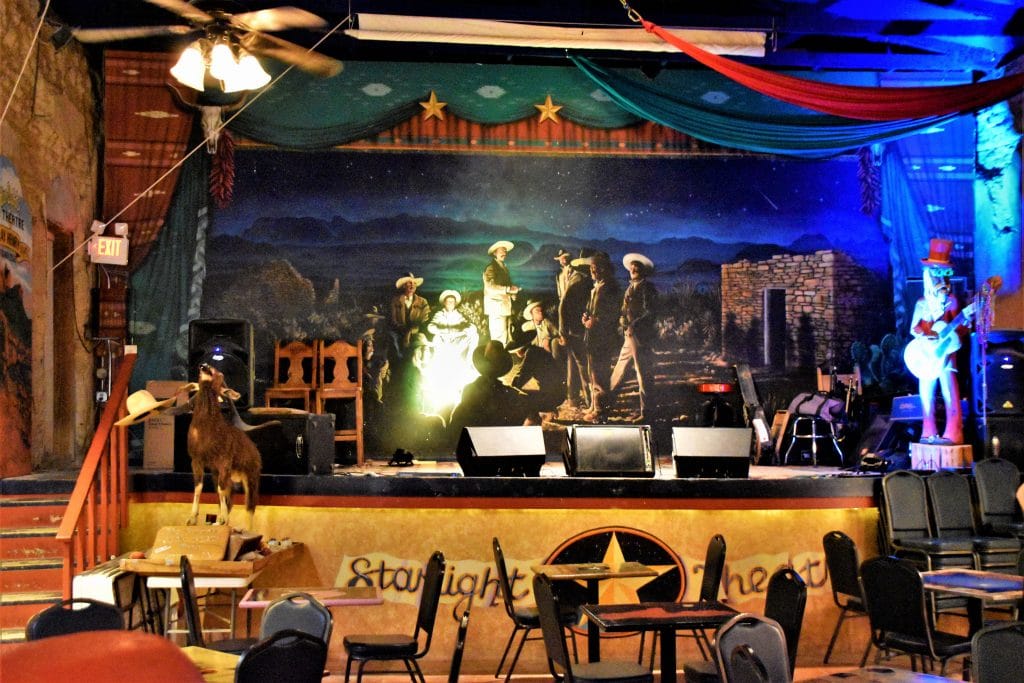 The Stage at the Starlight in Terlingua
