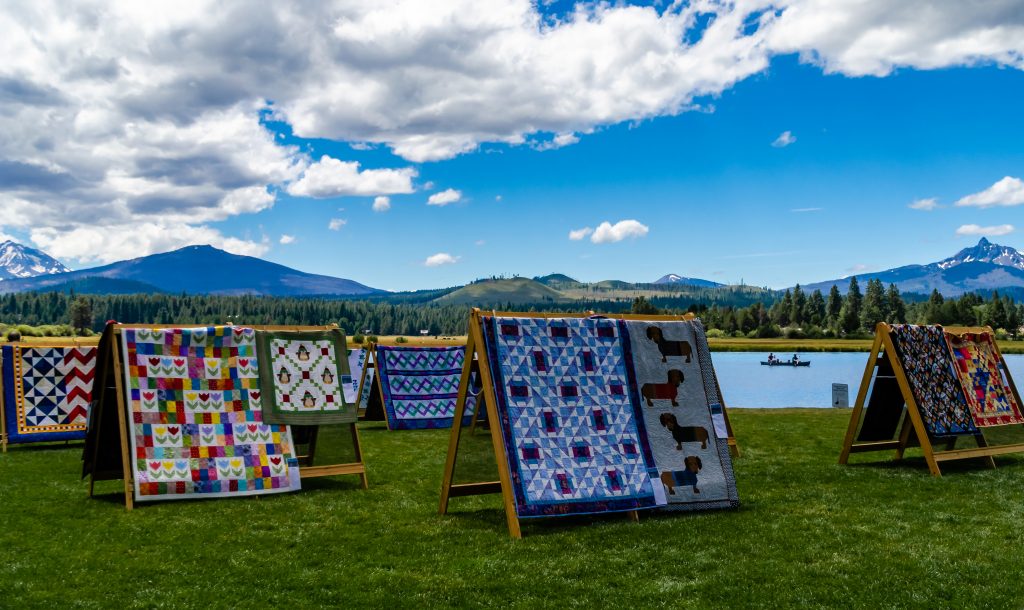 Quilt show at the Black Butte Ranch