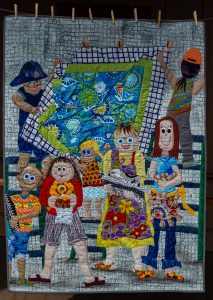 Quilt by June Jeager honoring the Sisters Quilt Show volunteers