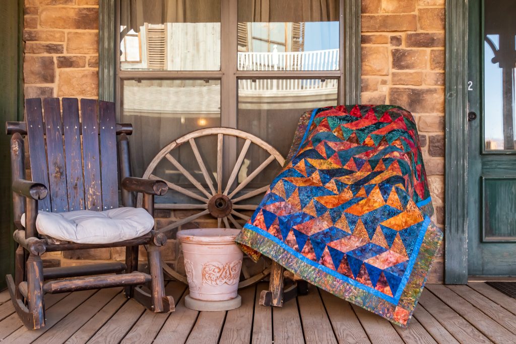 "Sunset on the Mesa" quilt