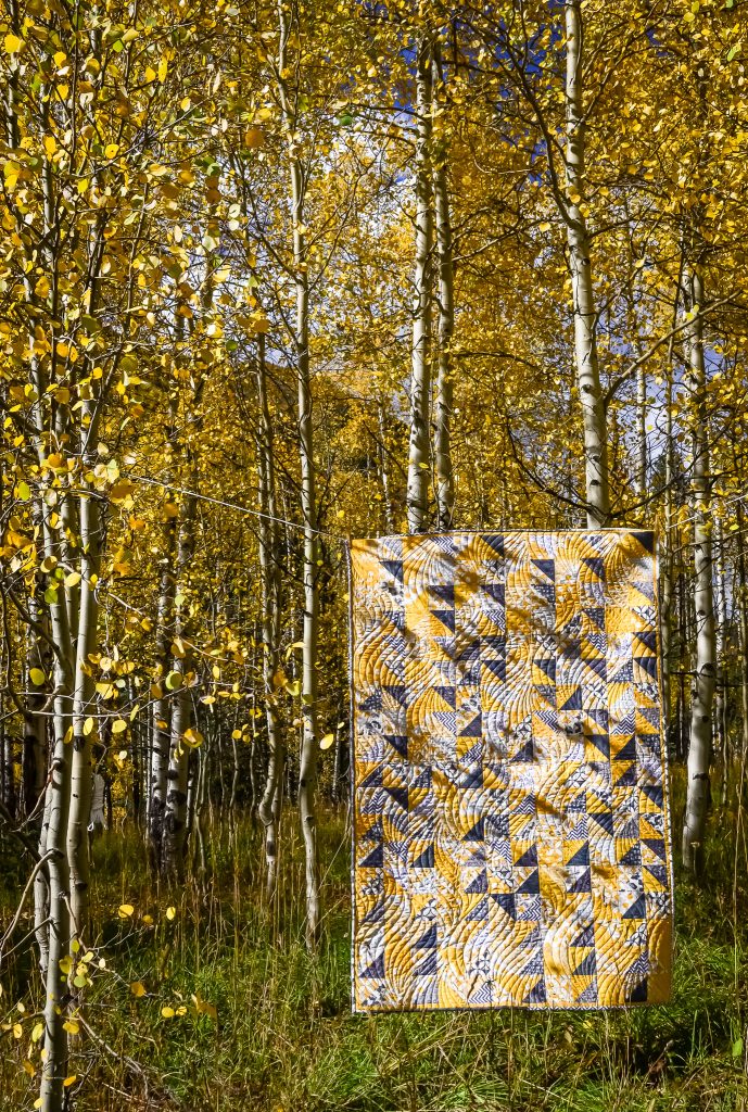 "Aspen Glow" quilt