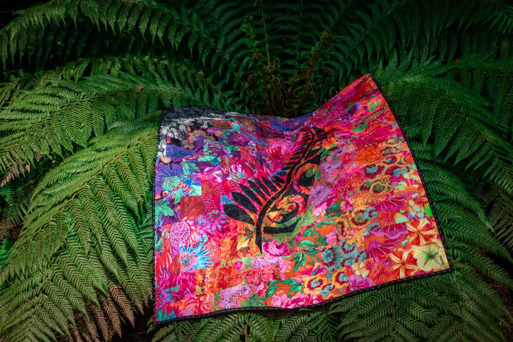 "Fire and Ice" quilt