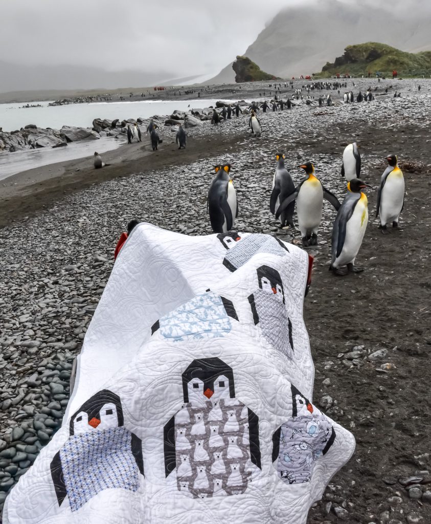 "Grif's Penguin Friends" quilt