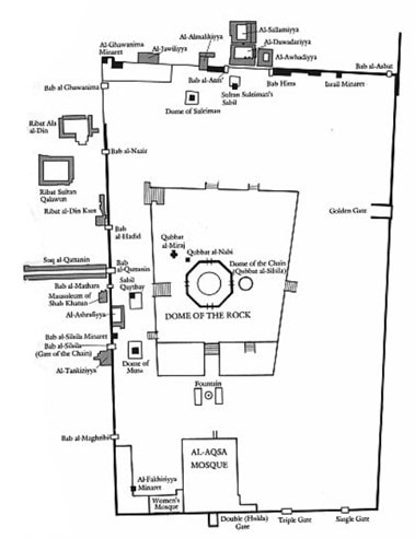 Map of Temple Mount 1