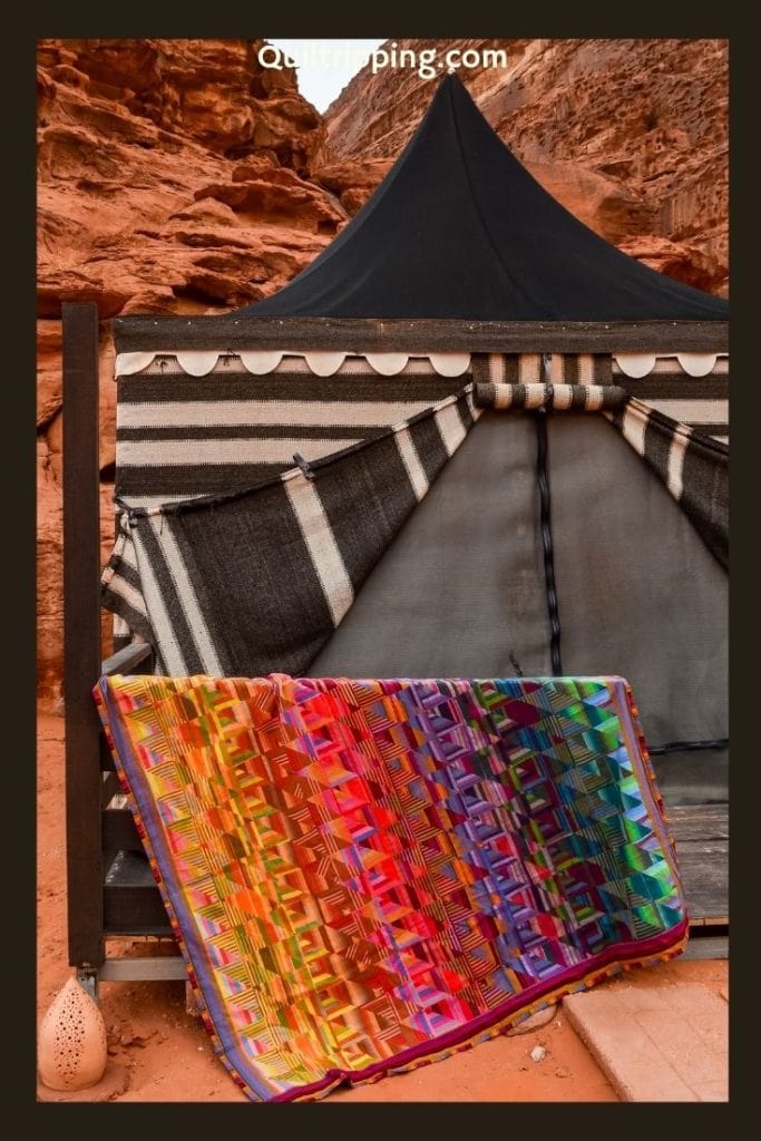 "My Bedouin Desert Blanket" An Original Quilt Design Quiltripping