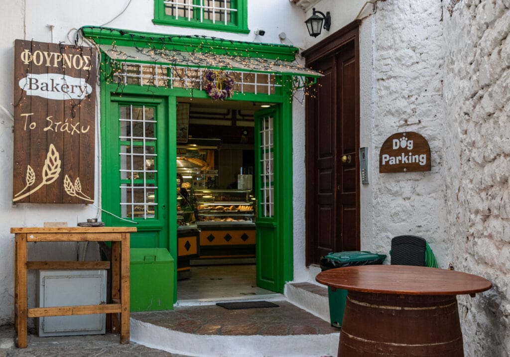 Make sure to look for this little bakery in Hydra