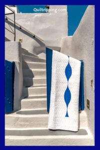 The back of my Greek Key quilt