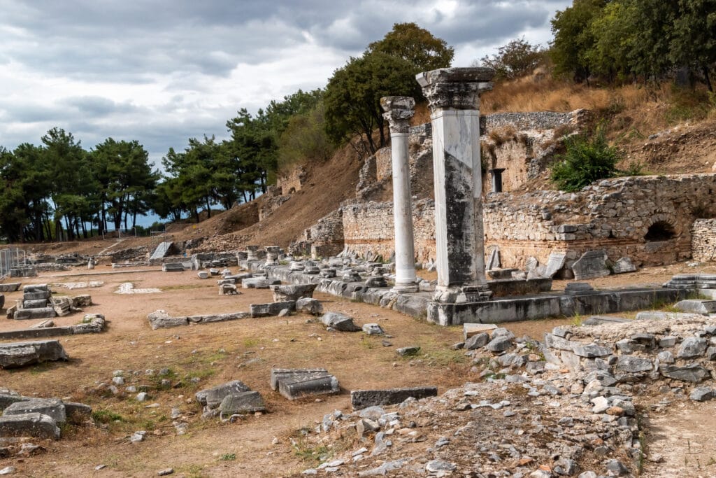 The remains of Basilica A