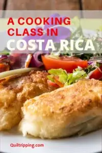 Learning to make enyucaeo in a Costa Rica cooking class