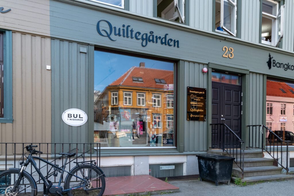 The Quiltegarden quilt shop in Trondheim