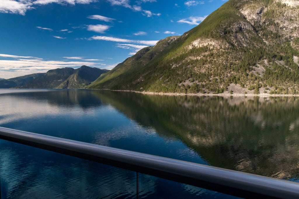 ruising the Sognefjord, Norway's longest fjord. 