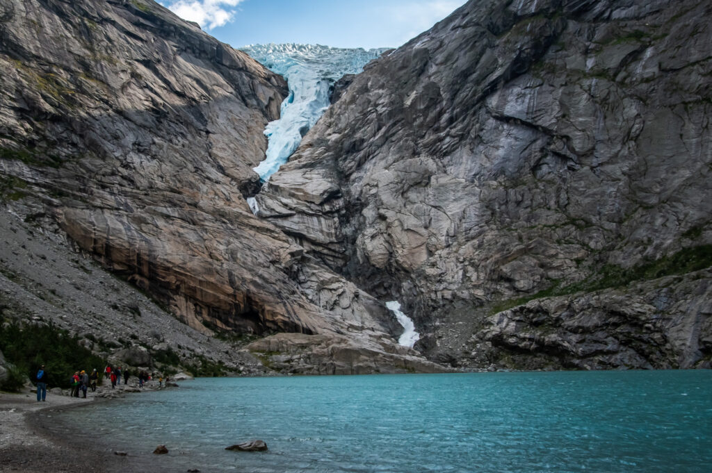 View of the Birksdal Glacier