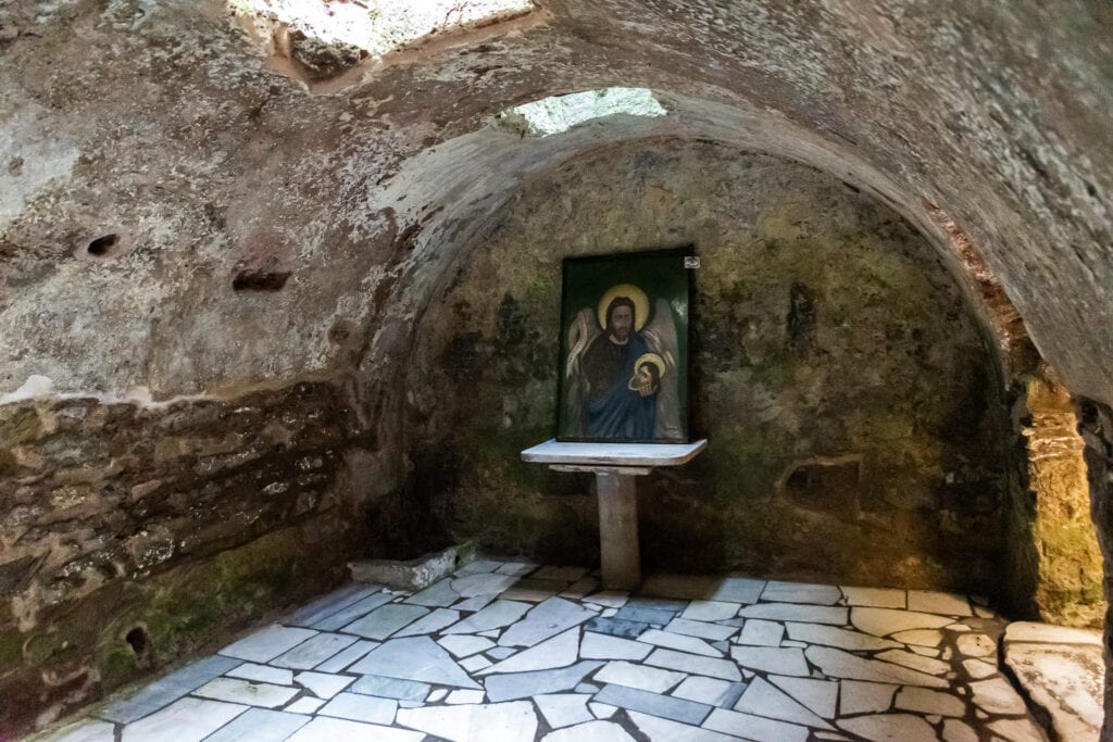 Inside the catacombs of St. John the Baptist