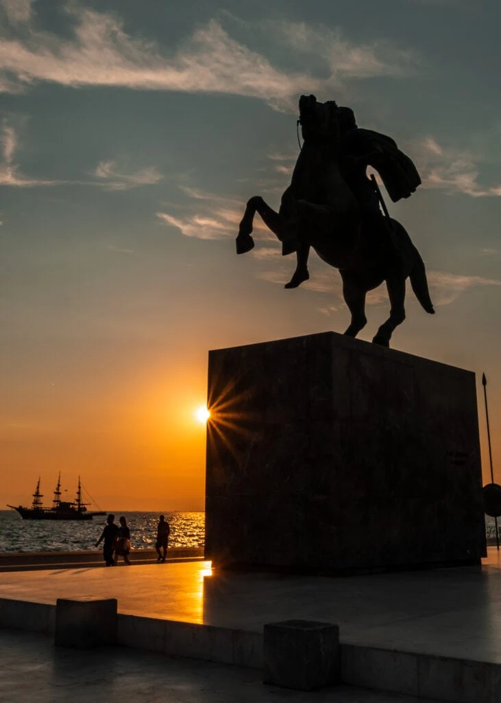 Alexander the Great statue Thessaloniki
