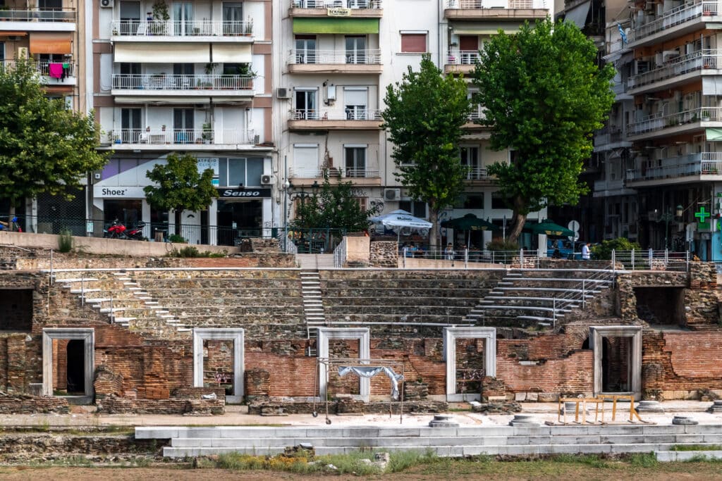 Roman forum in thessaloniki