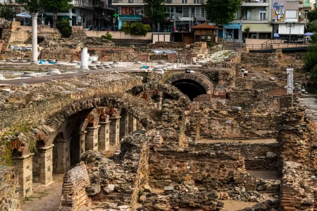 Roman forum in thessaloniki