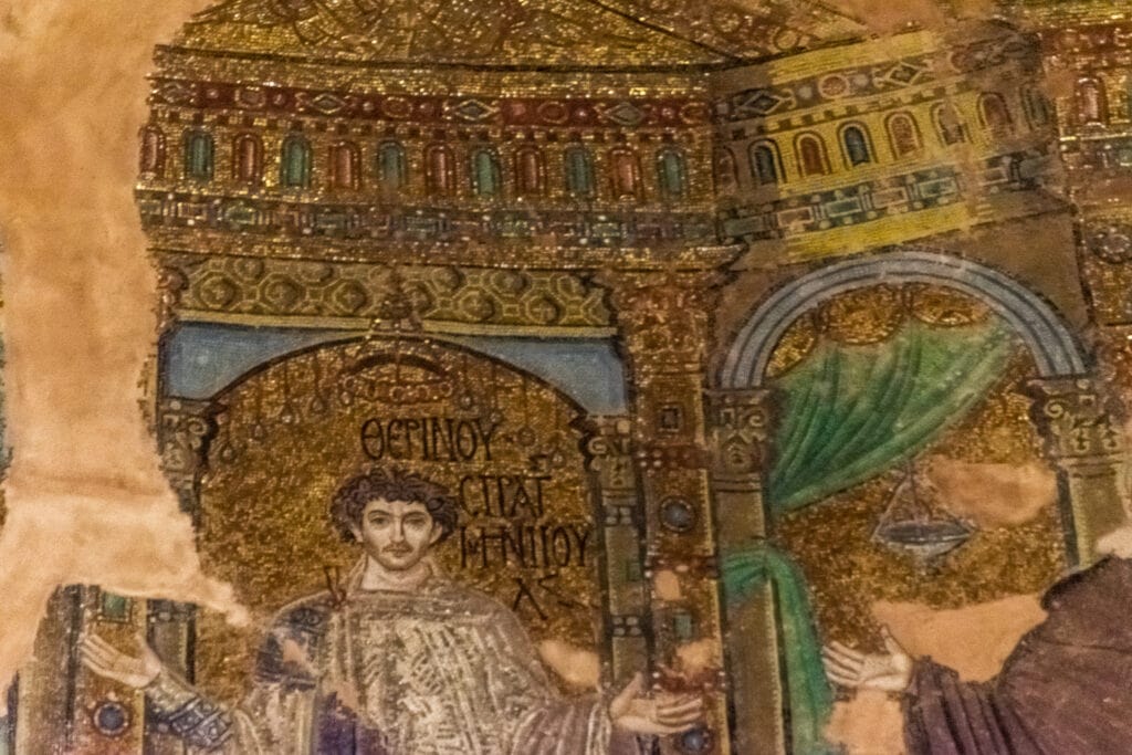 Mosaics inside Rotunda of Galerius