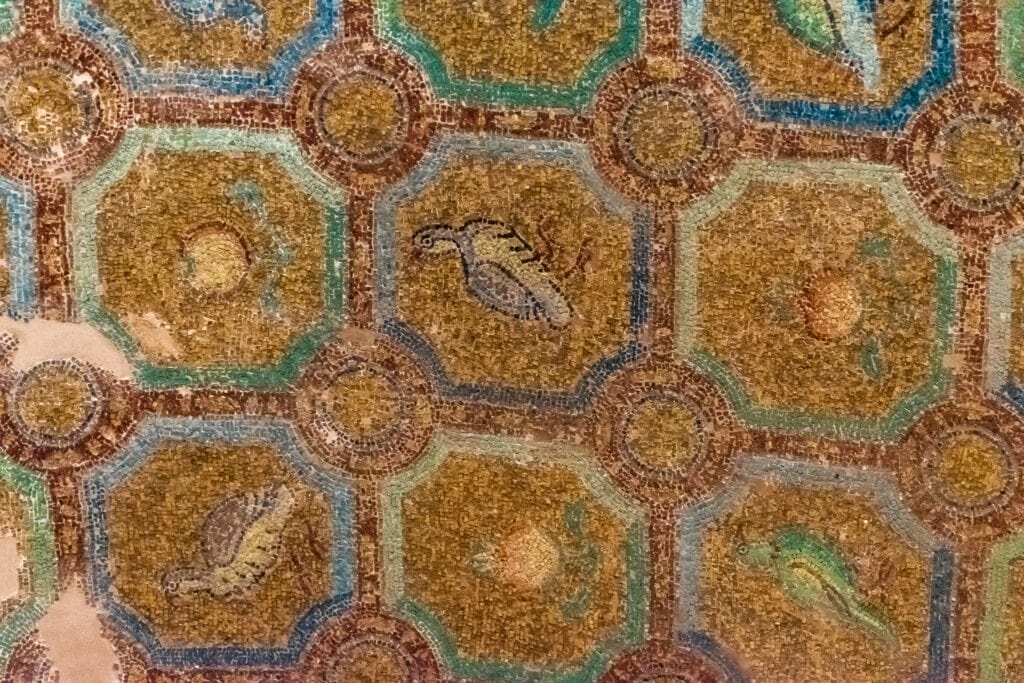 Mosaics inside Rotunda of Galerius