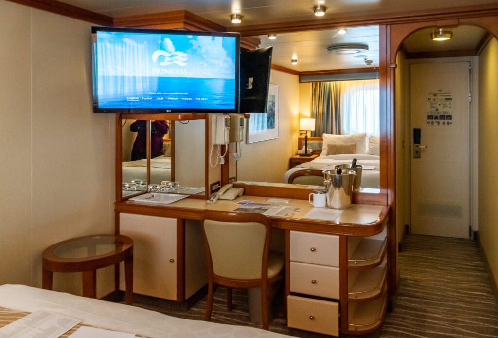 My oceanview cabin on the Sapphire Princess