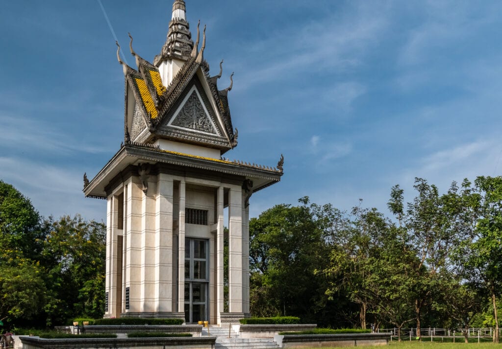 The Killing Fields Memorial in Cambodia