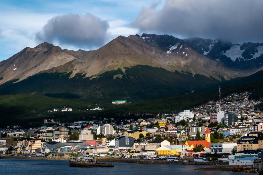 View of Ushuaia from the ship
