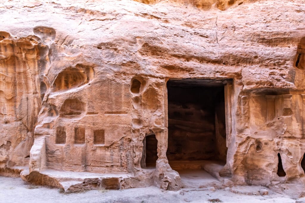 One of the Tricliniums at Little Petra
