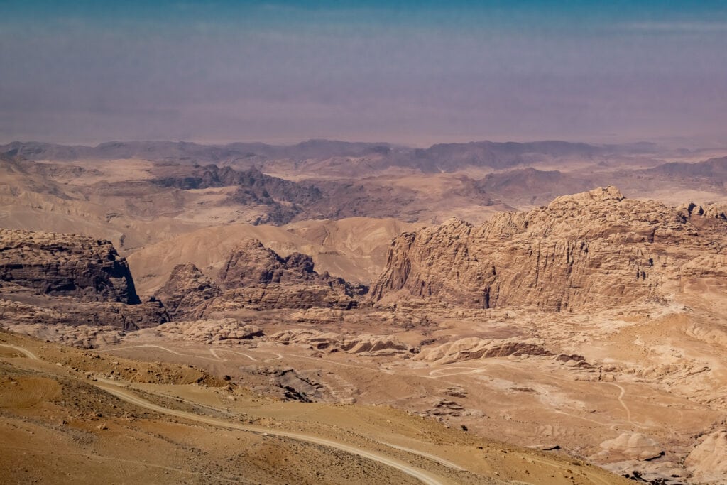 Viewpoint looking out over the greater Petra region