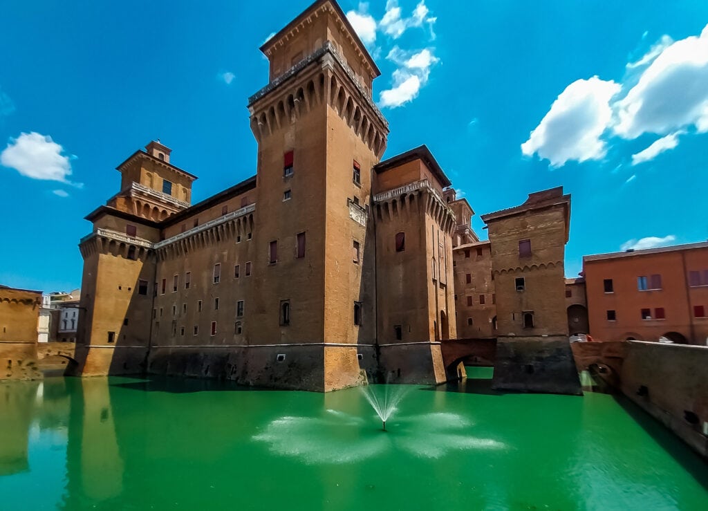 The Estes Castle in the heart of Ferrara