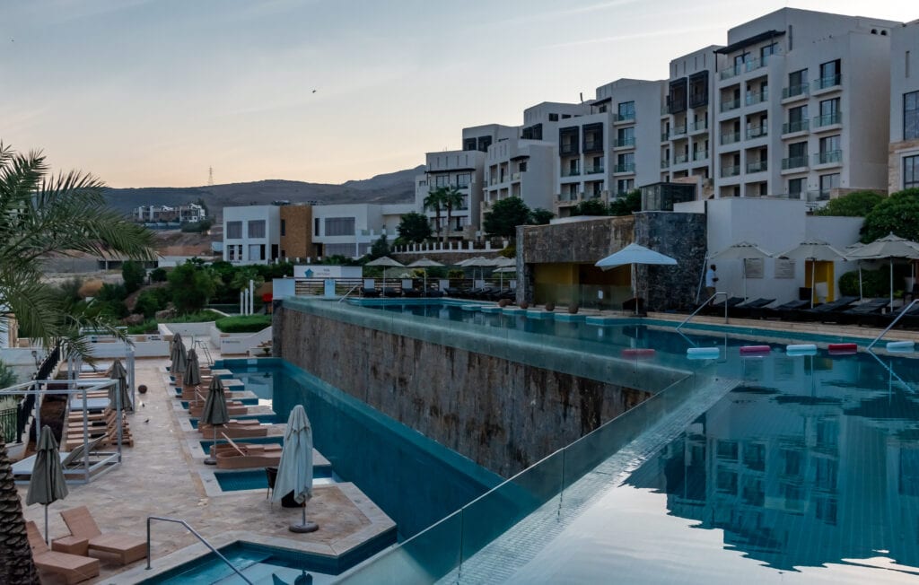 Pools at the Hilton Dead Sea Resort