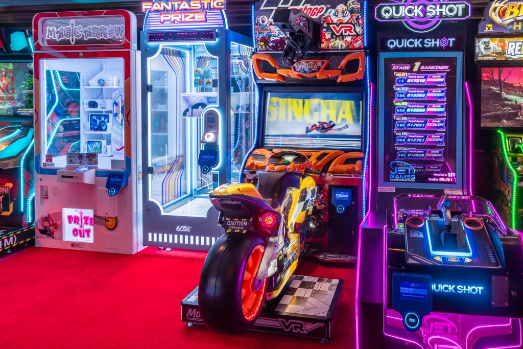 Video arcade on the Ruby Princess