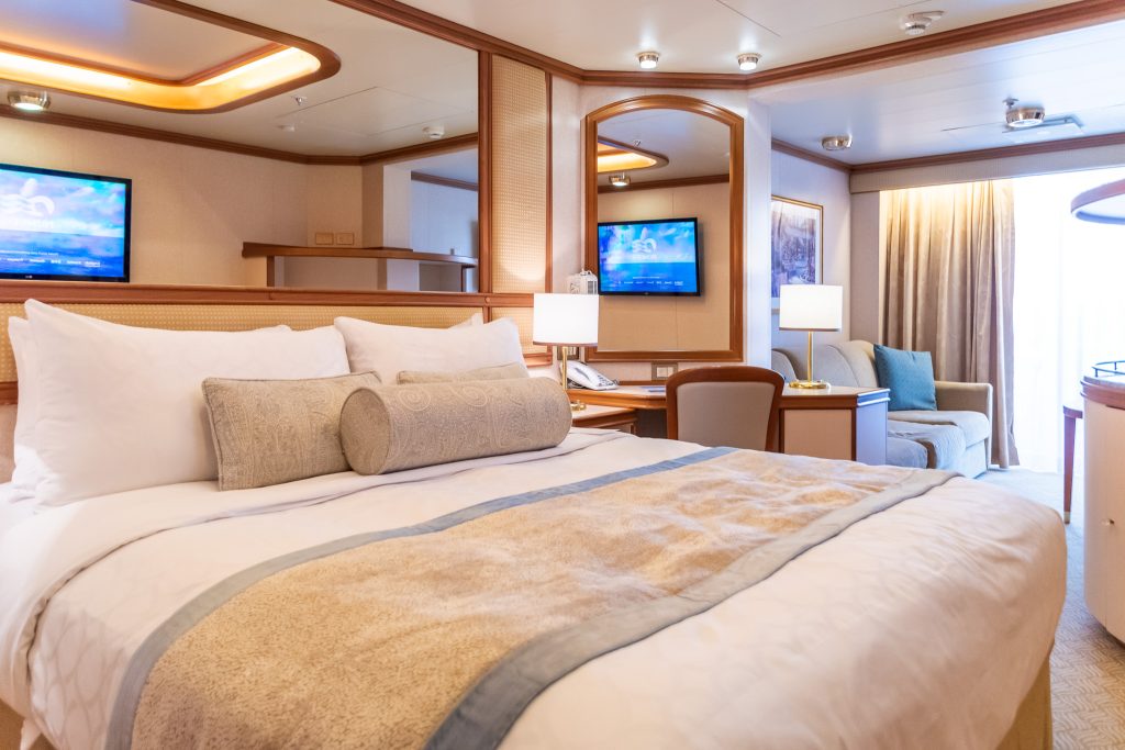 My mini suite cabin on the Ruby Princess